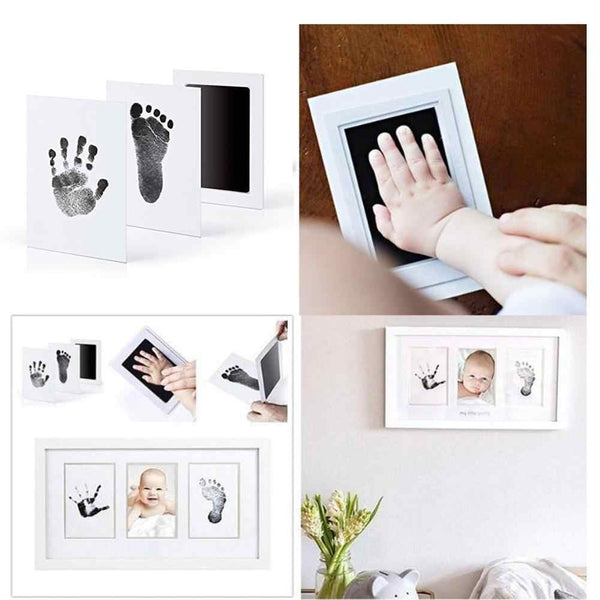 KeaBabies 4pk Inkless Hand and Footprint Kit, Ink Pad for Baby Hand and  Footprints, Mess Free